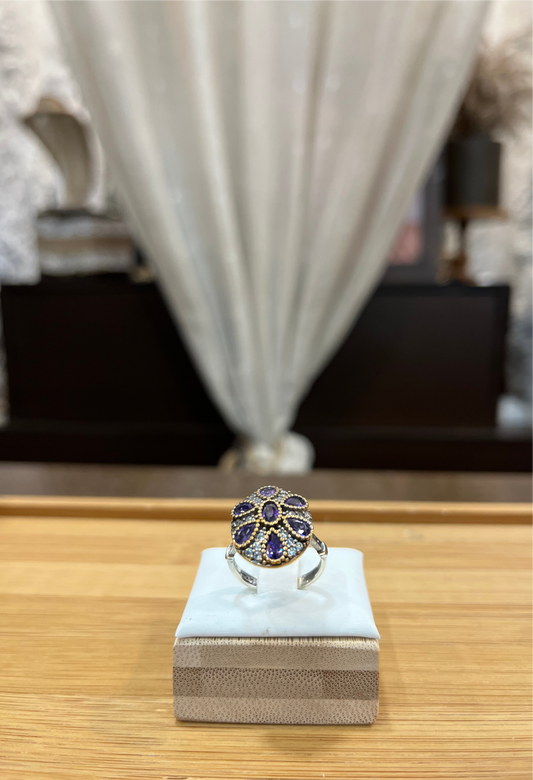 Anillo amatista
