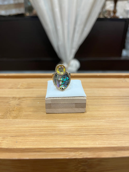 Anillo madre perla