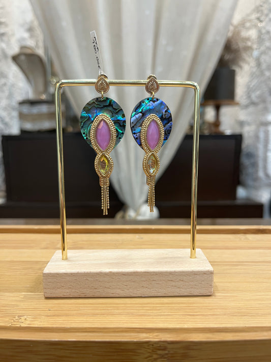 Pendientes multicolor