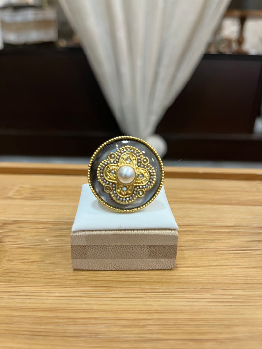 Anillo madre perla