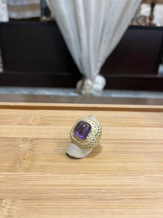 Anillo amatista